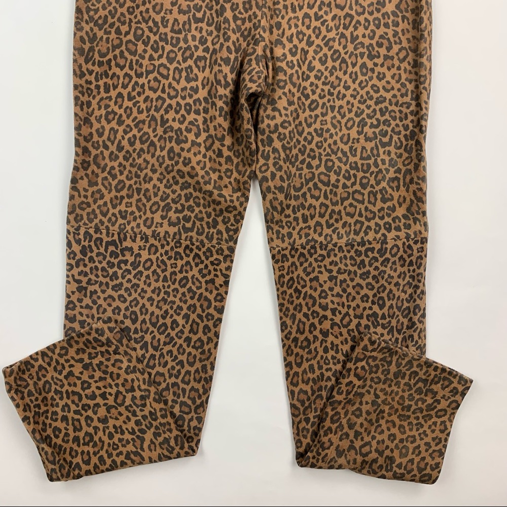 LPA Leopard Leather Pants Small - Picture 8 of 10